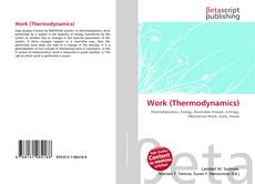 Couverture de Work (Thermodynamics)