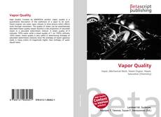 Couverture de Vapor Quality