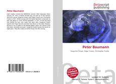 Buchcover von Peter Baumann
