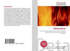Capa do livro de Skrewdriver 