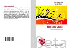 Couverture de Racinaea Blassii