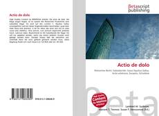 Couverture de Actio de dolo