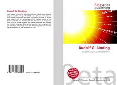 Copertina di Rudolf G. Binding
