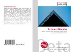 Buchcover von Actio ex stipulatu