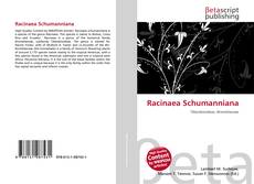 Couverture de Racinaea Schumanniana