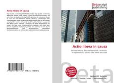 Buchcover von Actio libera in causa