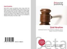 Couverture de Zaid Ibrahim