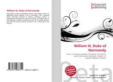 Copertina di William III, Duke of Normandy