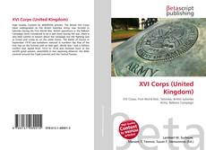 Buchcover von XVI Corps (United Kingdom)