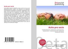 Couverture de Actio pro socio