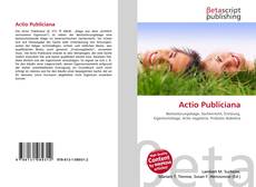 Copertina di Actio Publiciana