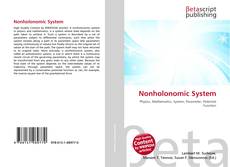 Couverture de Nonholonomic System