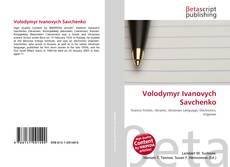 Capa do livro de Volodymyr Ivanovych Savchenko 