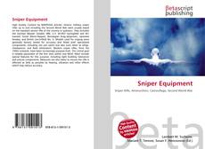 Buchcover von Sniper Equipment