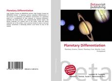 Couverture de Planetary Differentiation