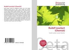 Couverture de Rudolf Leuckart (Chemist)