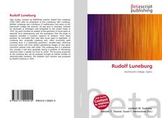 Rudolf Luneburg kitap kapağı