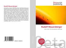 Couverture de Rudolf Mauersberger
