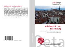 Couverture de Adalbero III. von Luxemburg