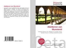 Обложка Adalberon von Munsterol