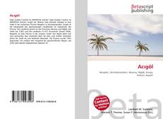 Обложка Acıgöl