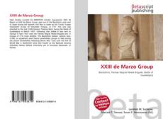 Capa do livro de XXIII de Marzo Group 