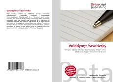 Copertina di Volodymyr Yavorivsky