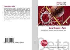 Обложка Zaid Abdul- Aziz
