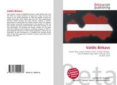 Buchcover von Valdis Birkavs