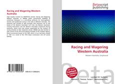 Racing and Wagering Western Australia kitap kapağı