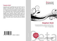 Buchcover von Stephen Walt