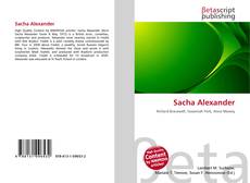 Sacha Alexander的封面