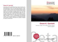 Couverture de Owen K. Garriott