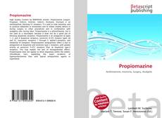 Buchcover von Propiomazine