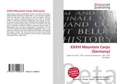 Copertina di XXXVI Mountain Corps (Germany)