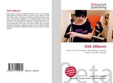 Обложка XXX (Album)