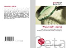 Copertina di Wainwright (Name)