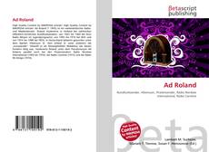Couverture de Ad Roland