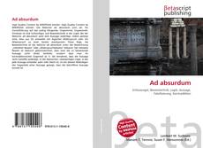Buchcover von Ad absurdum