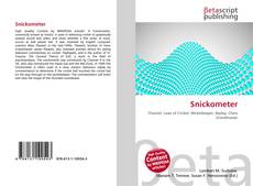 Buchcover von Snickometer