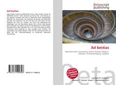 Buchcover von Ad bestias