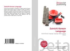 Buchcover von Zainichi Korean Language