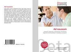 Buchcover von Ad nauseam