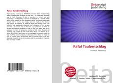 Buchcover von Rafał Taubenschlag