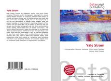 Buchcover von Yale Strom