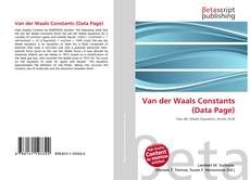 Buchcover von Van der Waals Constants (Data Page)