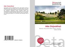 Ada (Vojvodina) kitap kapağı