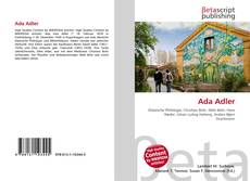 Buchcover von Ada Adler