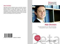 Copertina di Ada Christen