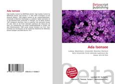 Copertina di Ada Isensee
